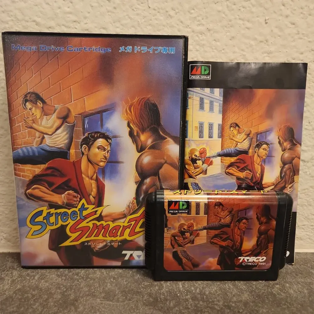 Game - Street Smart (CIB) - Genesis / Mega Drive [JAP Import] - Sega
